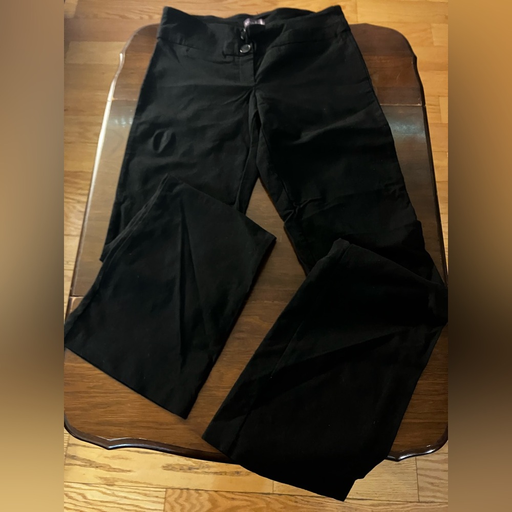 EUC Black Bootcut Pull-On pants Size 12